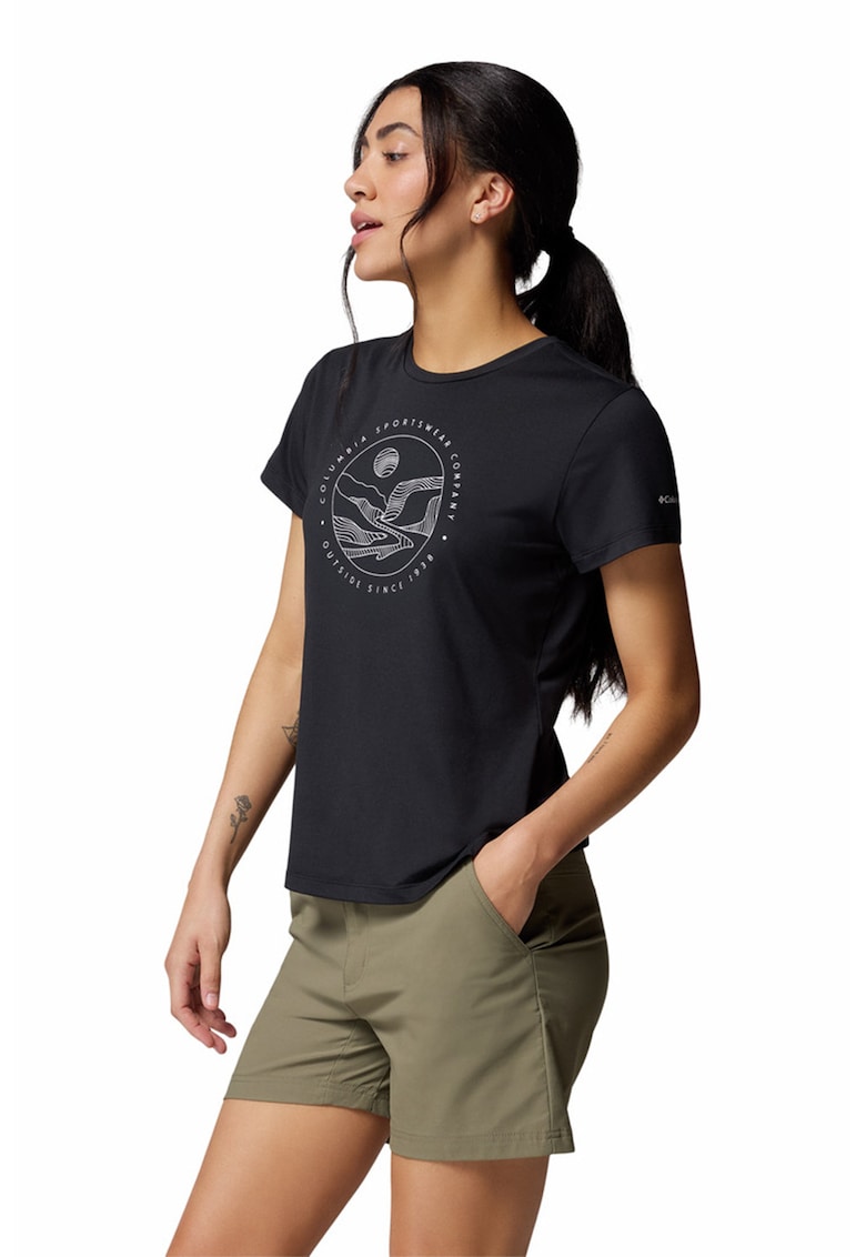 Tricou cu decolteu la baza gatului Sloan Ridge