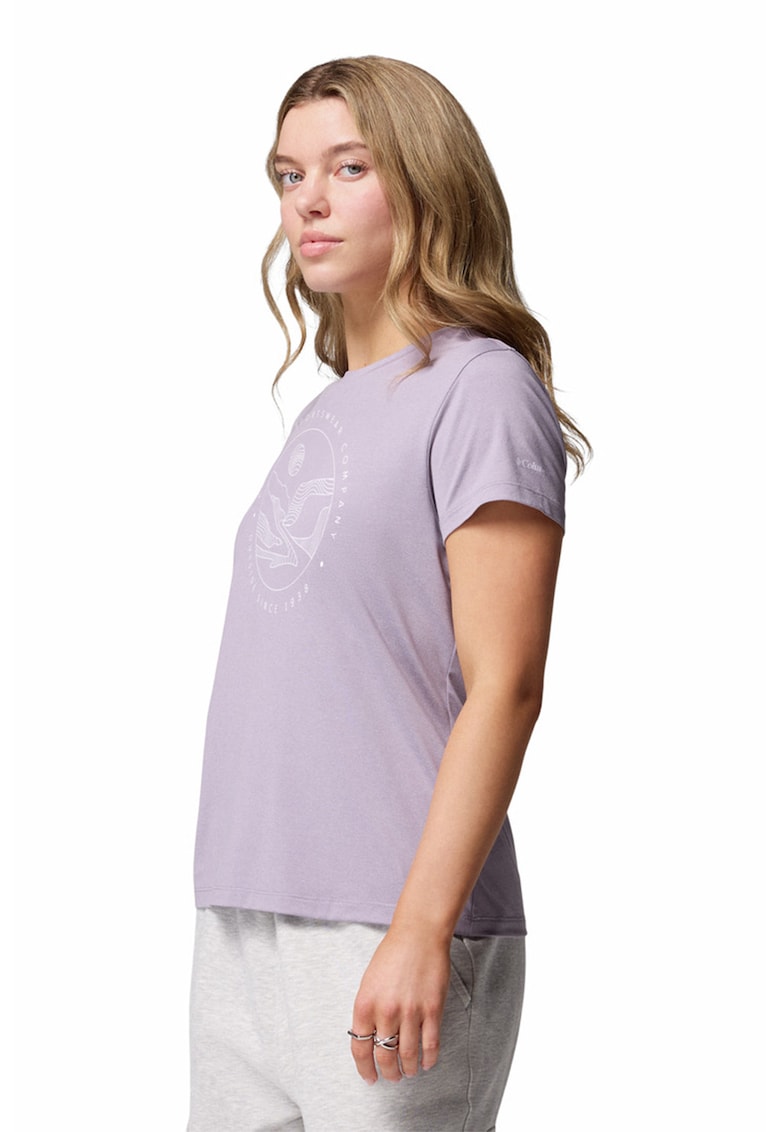 Tricou cu decolteu la baza gatului Sloan Ridge