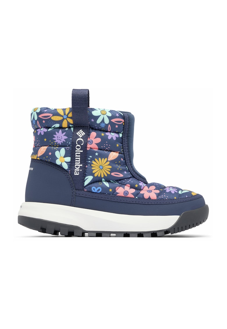 Ghete impermeabile Youth Snowkat - Albastru inchis/Galben sofran/Roz prafuit