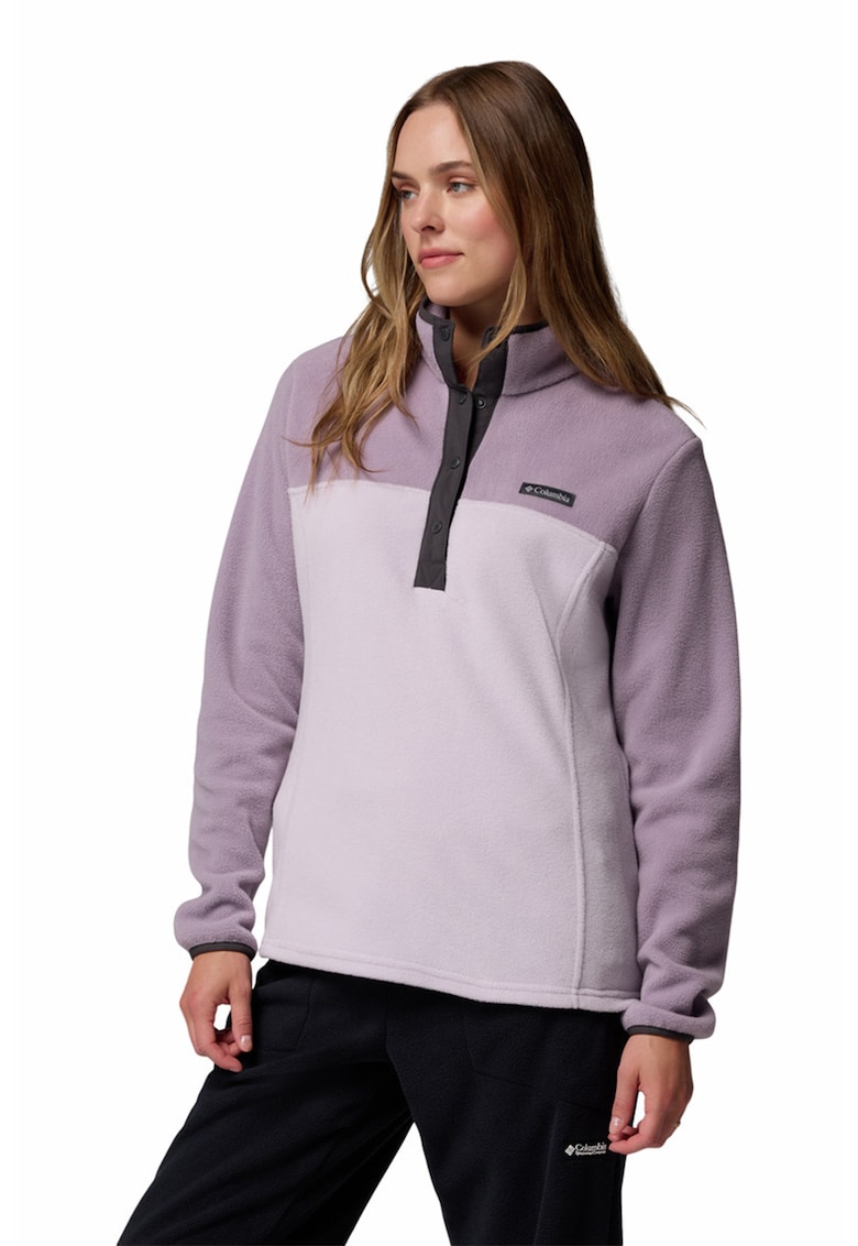 Bluza din fleece cu fermoar scurt - pentru trekking