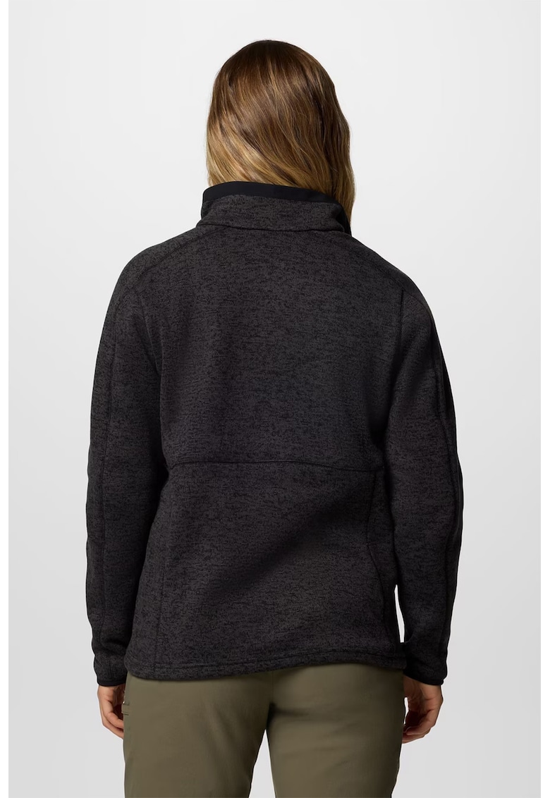 Bluza cu fermoar - pentru trekking - Negru