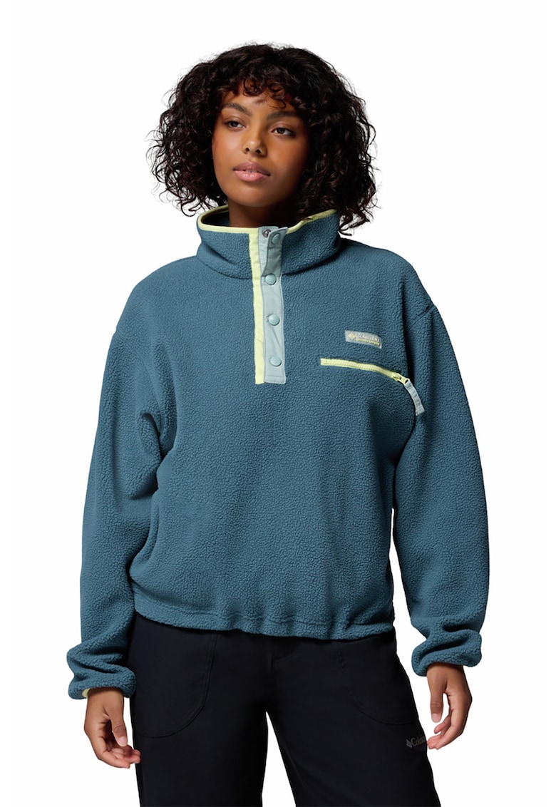 Bluza de trening crop din material fleece pentru trekking Helvetia™ II