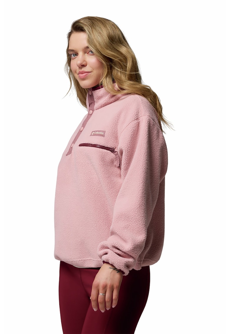 Bluza de trening crop din material fleece pentru trekking Helvetia™ II