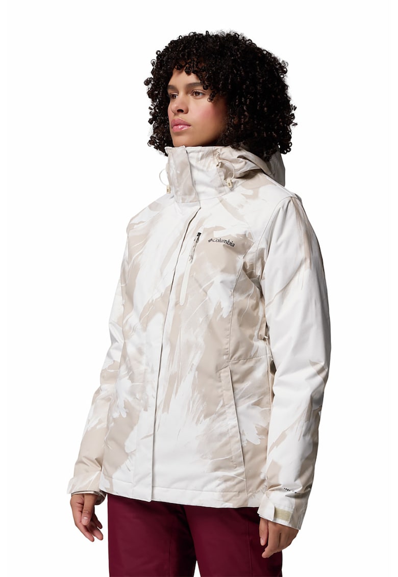 Jacheta intersanjabila cu gluga si imprimeu Whirlibird™ V