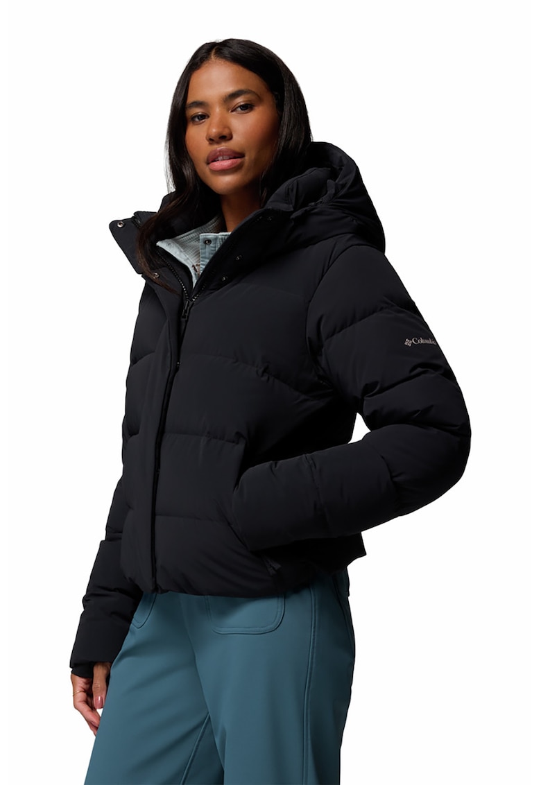 Geaca cu umplutura de puf si gluga Amaze Puff™