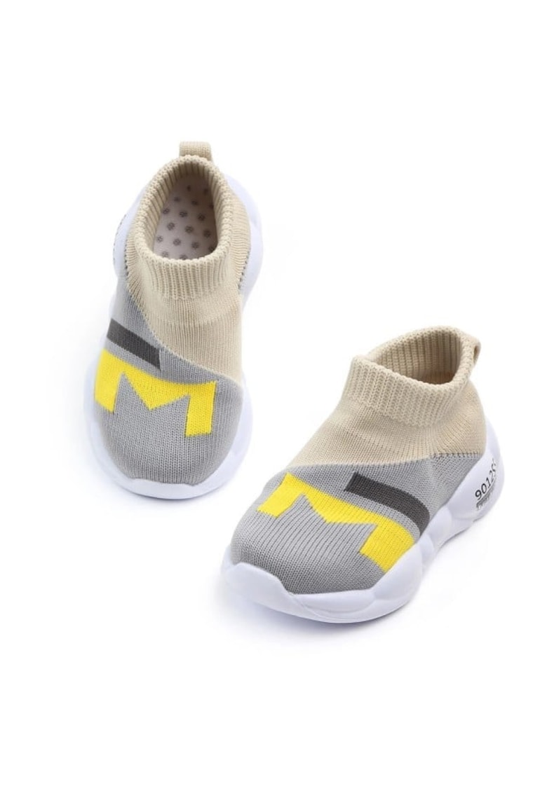 Botosei tip mocasini sport Model AL 18702 - Talpa usoara antiderapanta - Baieti - Textil - Multicolor -