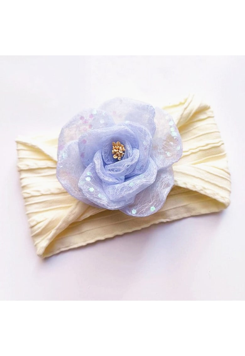 Bentita lata Model 4 AL 18382 Rose - Fete - Textil - 0-12 luni