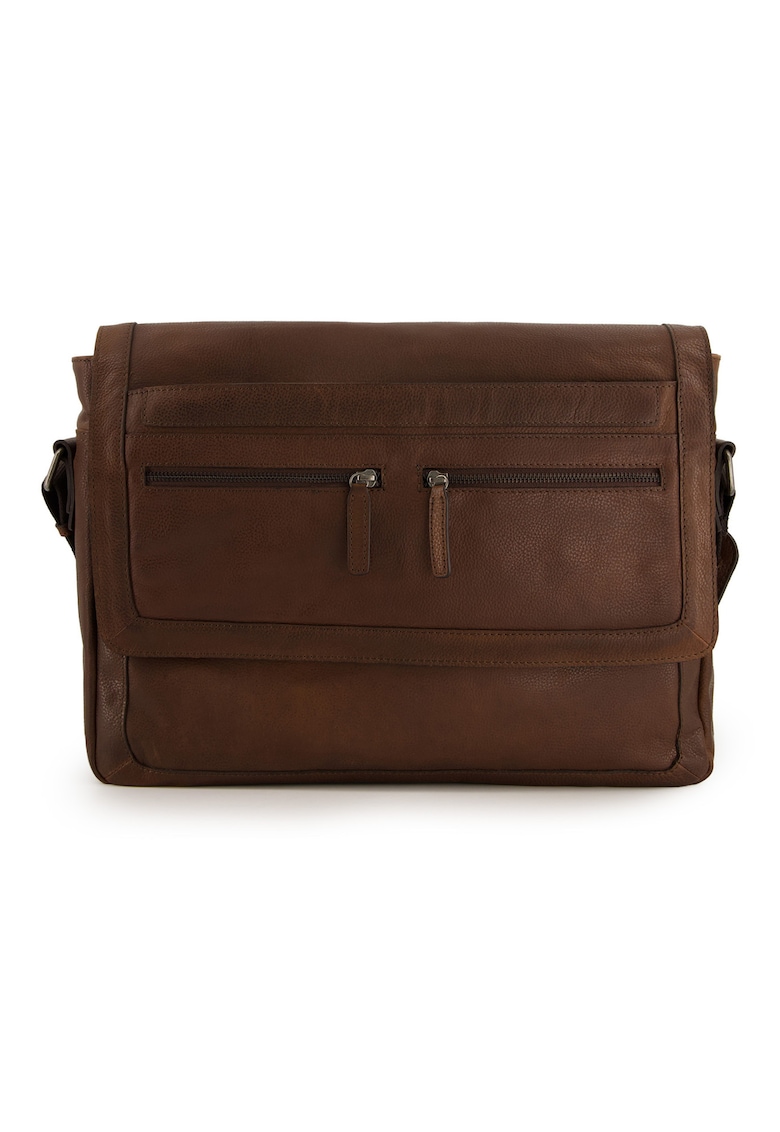 Geanta messenger cu buzunare multiple
