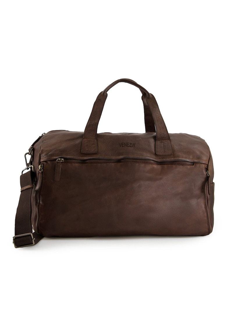 Geanta duffle unisex din piele