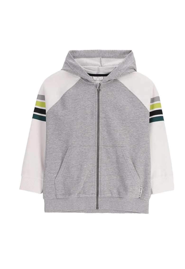 Jacheta cu fermoar - multicolor - bumbac - pentru baieti