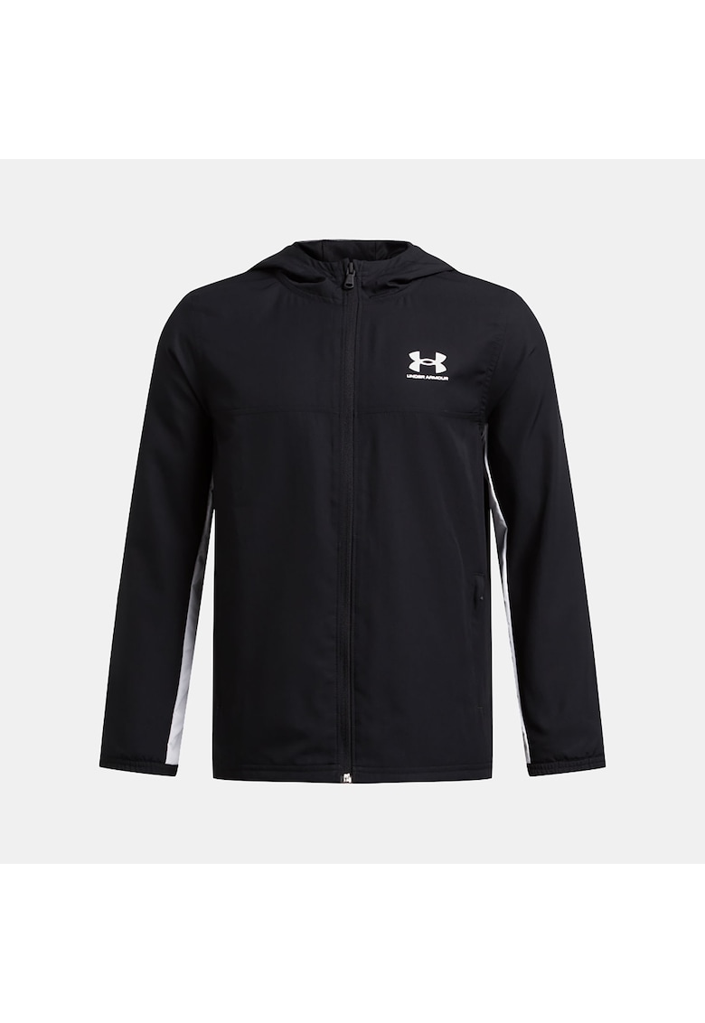 Jacheta sport barbateasca - model Rival Woven - material sintetic - negru -