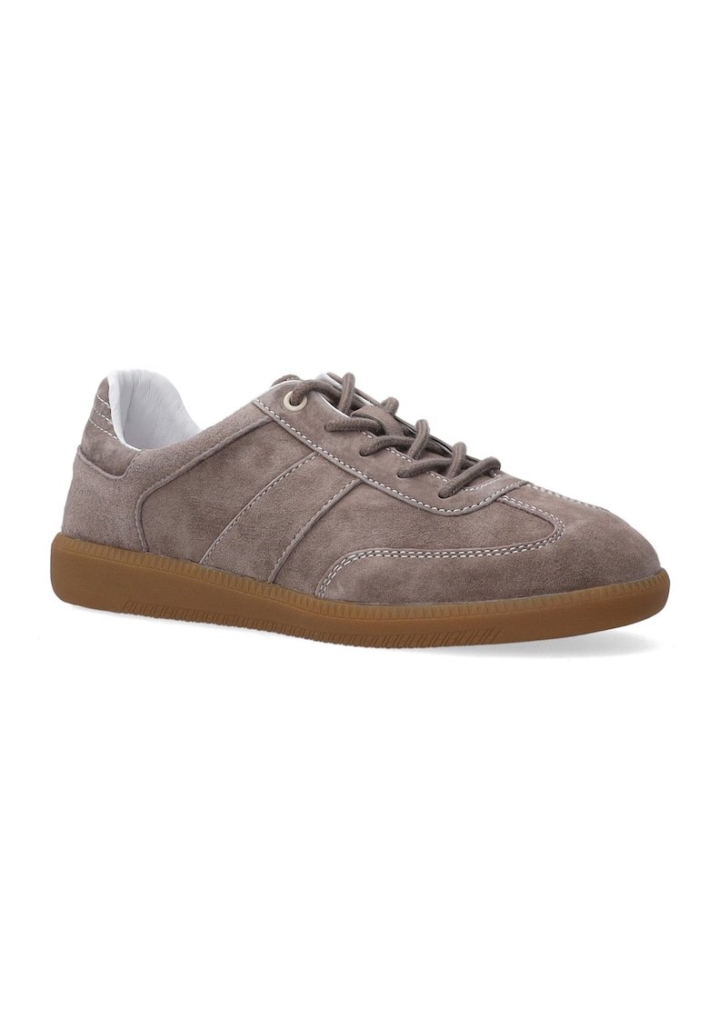 Pantofi sport din piele intoarsa - cu siret