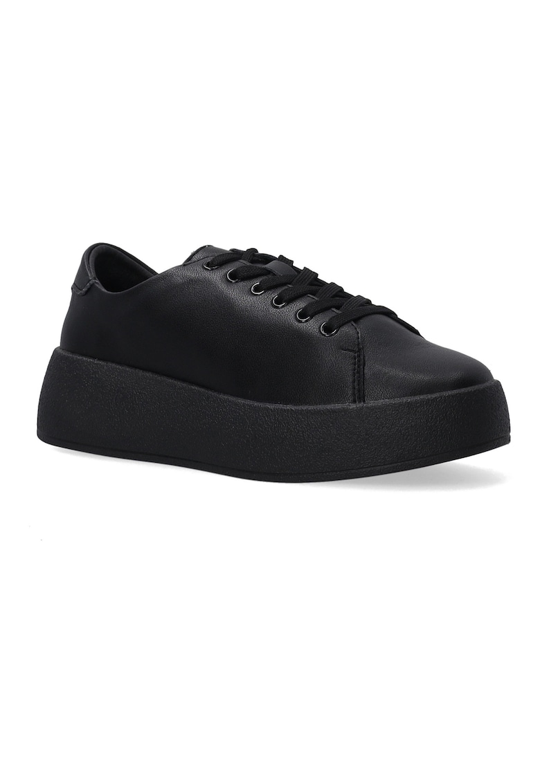 Pantofi sport wedge - din piele