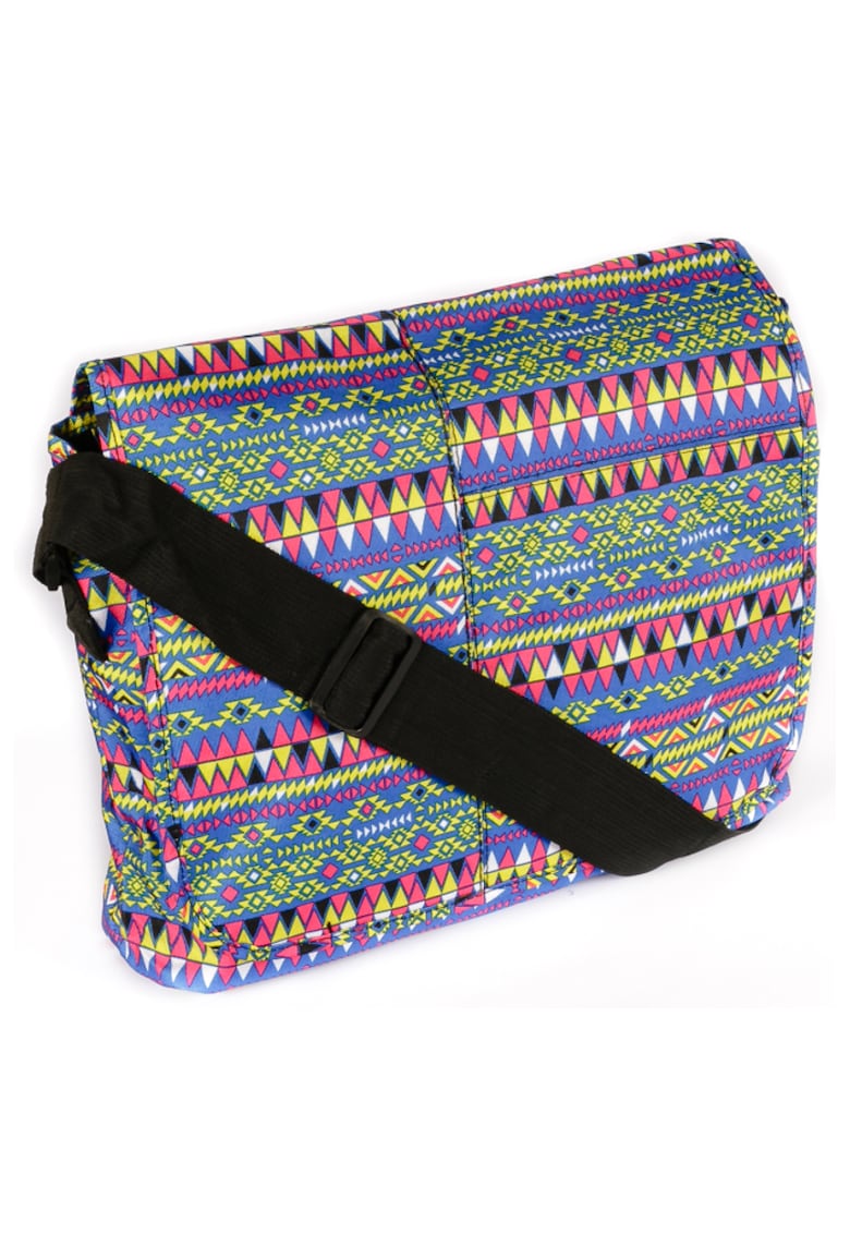 Geanta messenger cu imprimeu etnic