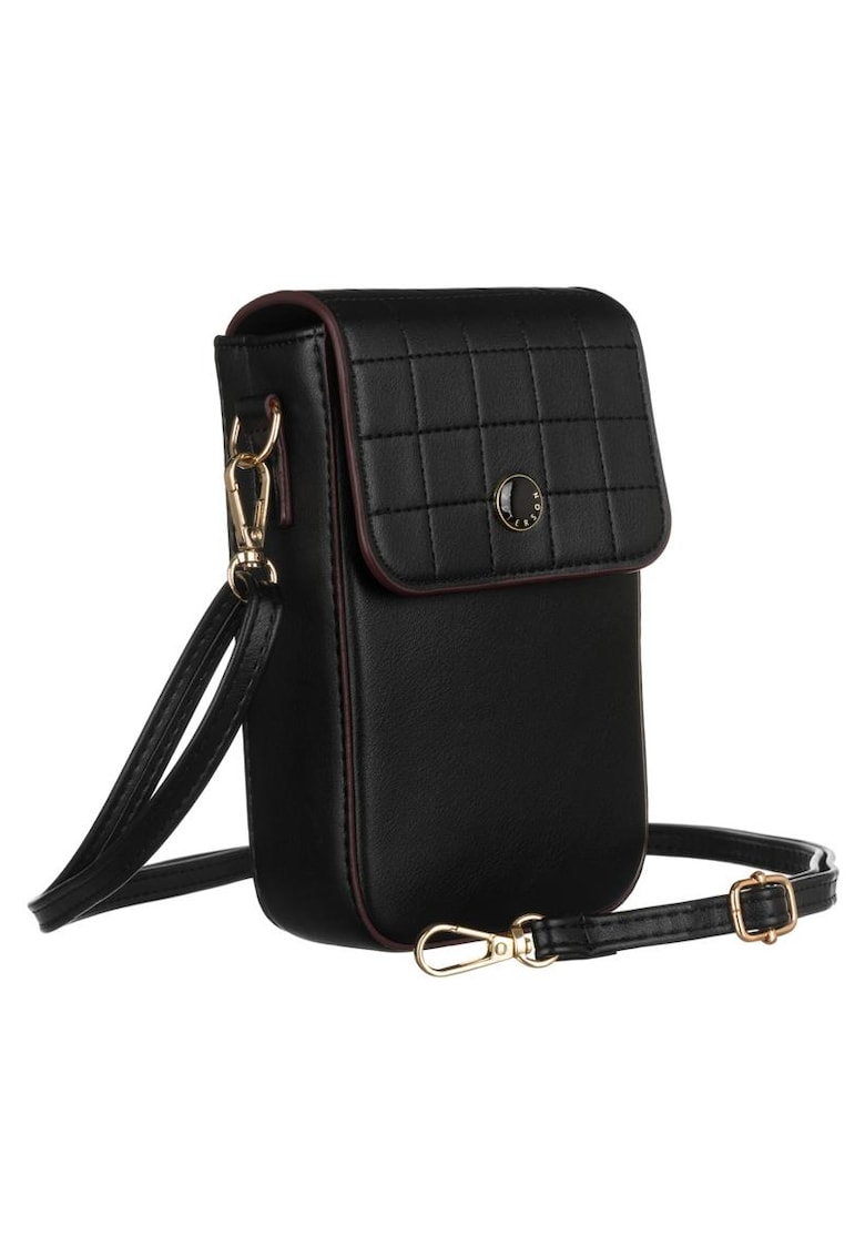 Etui din piele ecologica cu bareta detasabila