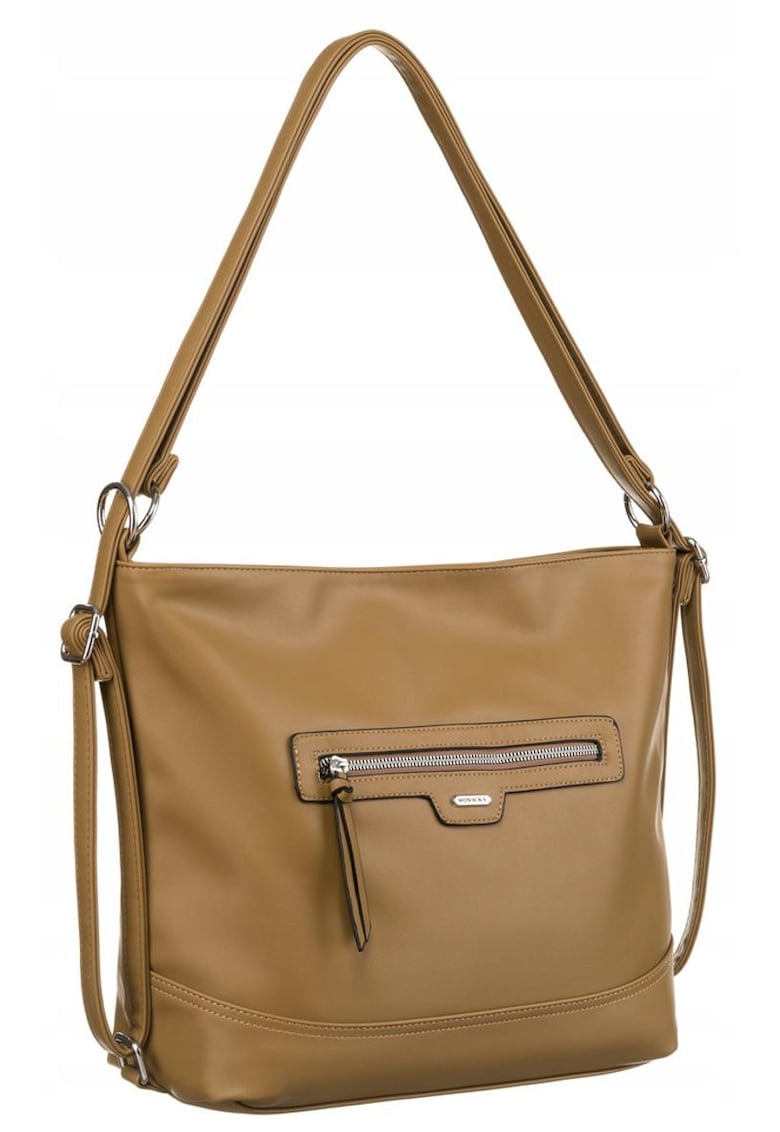 Geanta de dama model Tote - bej - dimensiune A4