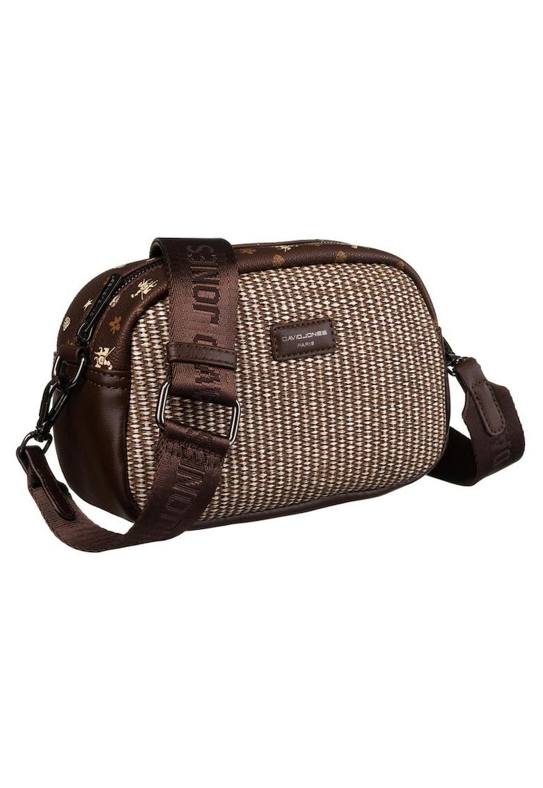 Geanta crossbody din piele ecologica - maro - 14x22x8cm Geanta crossbody din piele ecologica - maro - 14x22x8cm