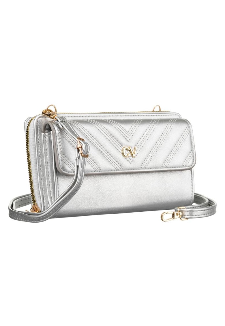 Portofel cu bareta crossbody - din piele ecologica