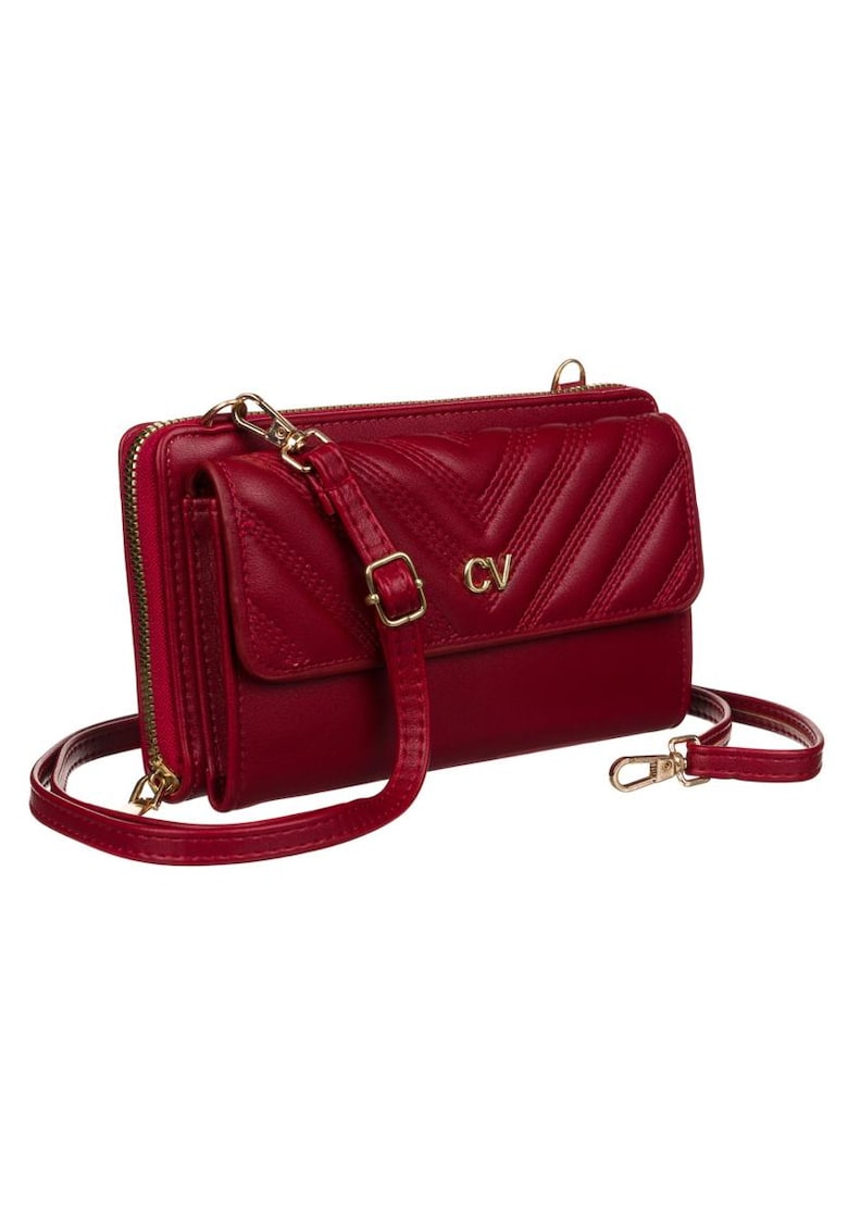 Etui convertibil cu garnituri tesute