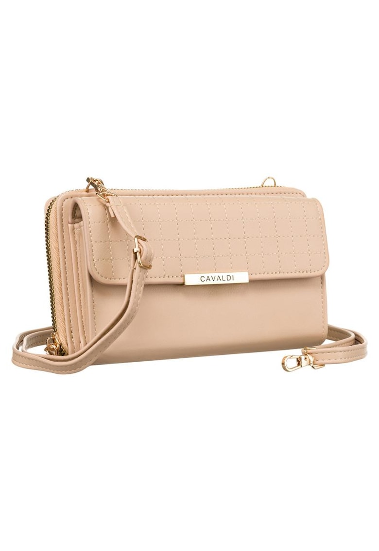 Geanta de dama - etui - bej - compacta - cu manere detasabile Geanta de dama - etui - bej - compacta - cu manere detasabile