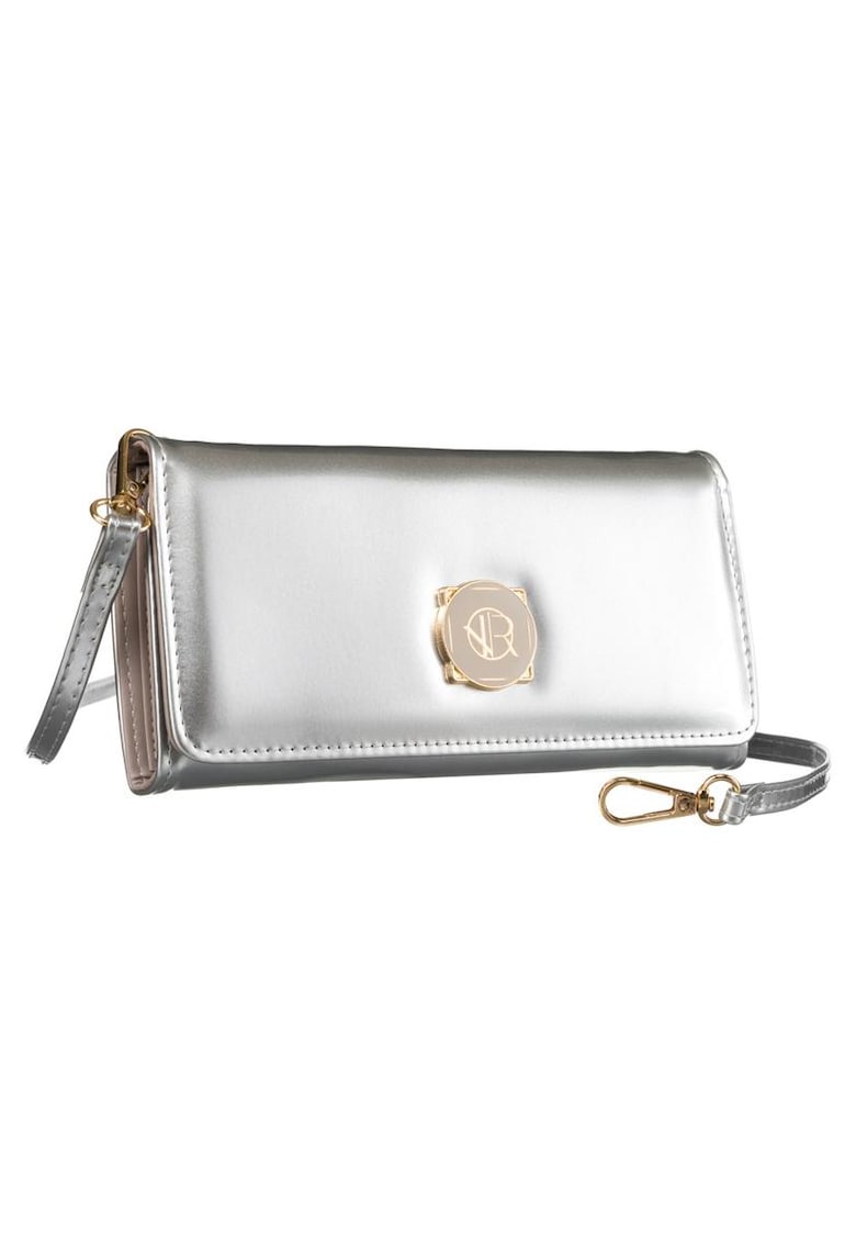 Geanta de dama - case - argintie - 11x21x4cm