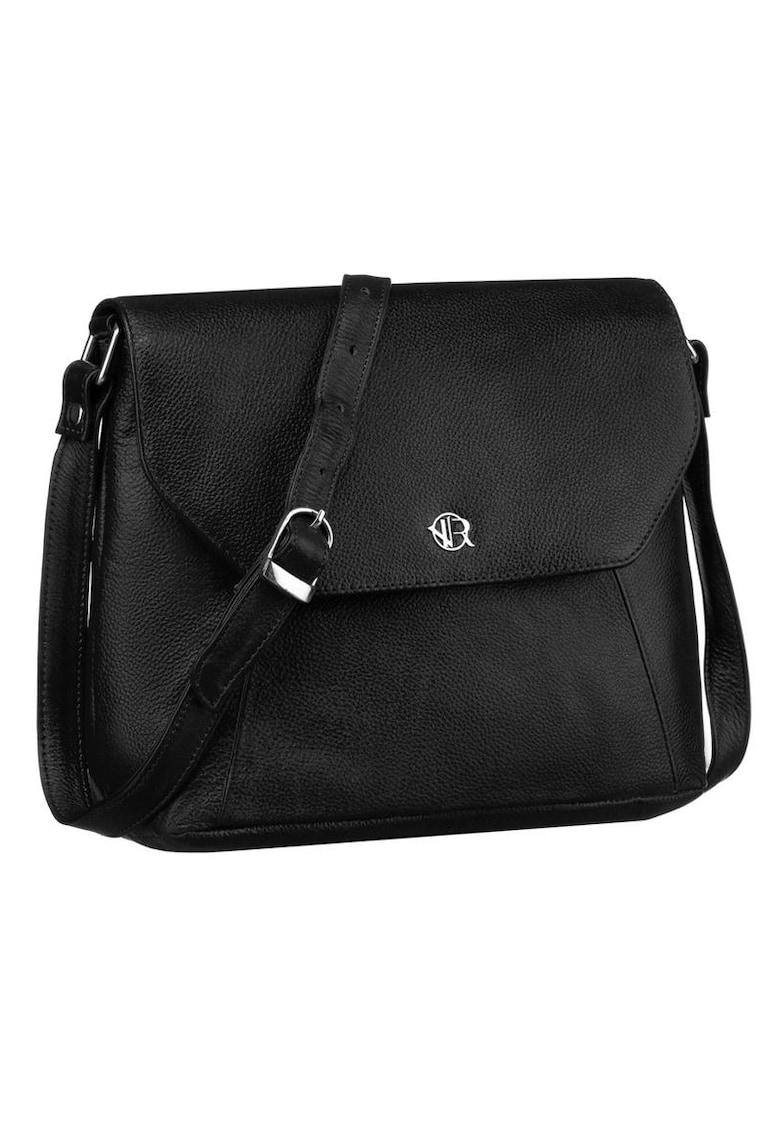 Geanta crossbody din piele naturala - 21x25x11cm