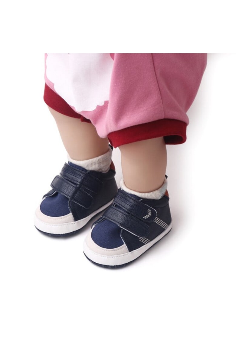 Pantofi sport Model AL 19280 While - Pentru bebelusi - Piele ecologica - Baieti - Bleumarin - Bleumarin