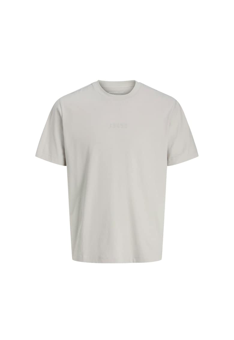 Tricou JACK &JONES Costance Minimal Text 48859 - Gri deschis