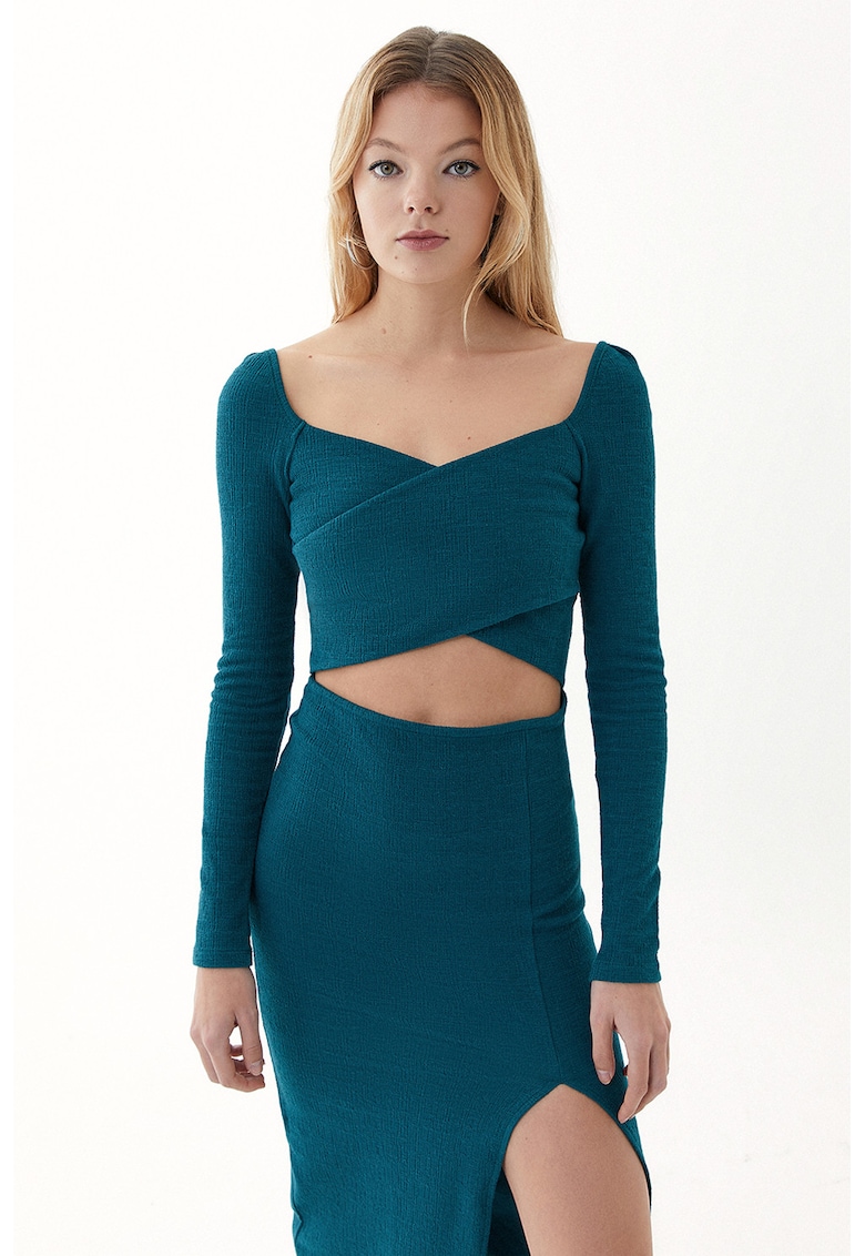 Rochie cambrata cu decupaj frontal Jackbelcut