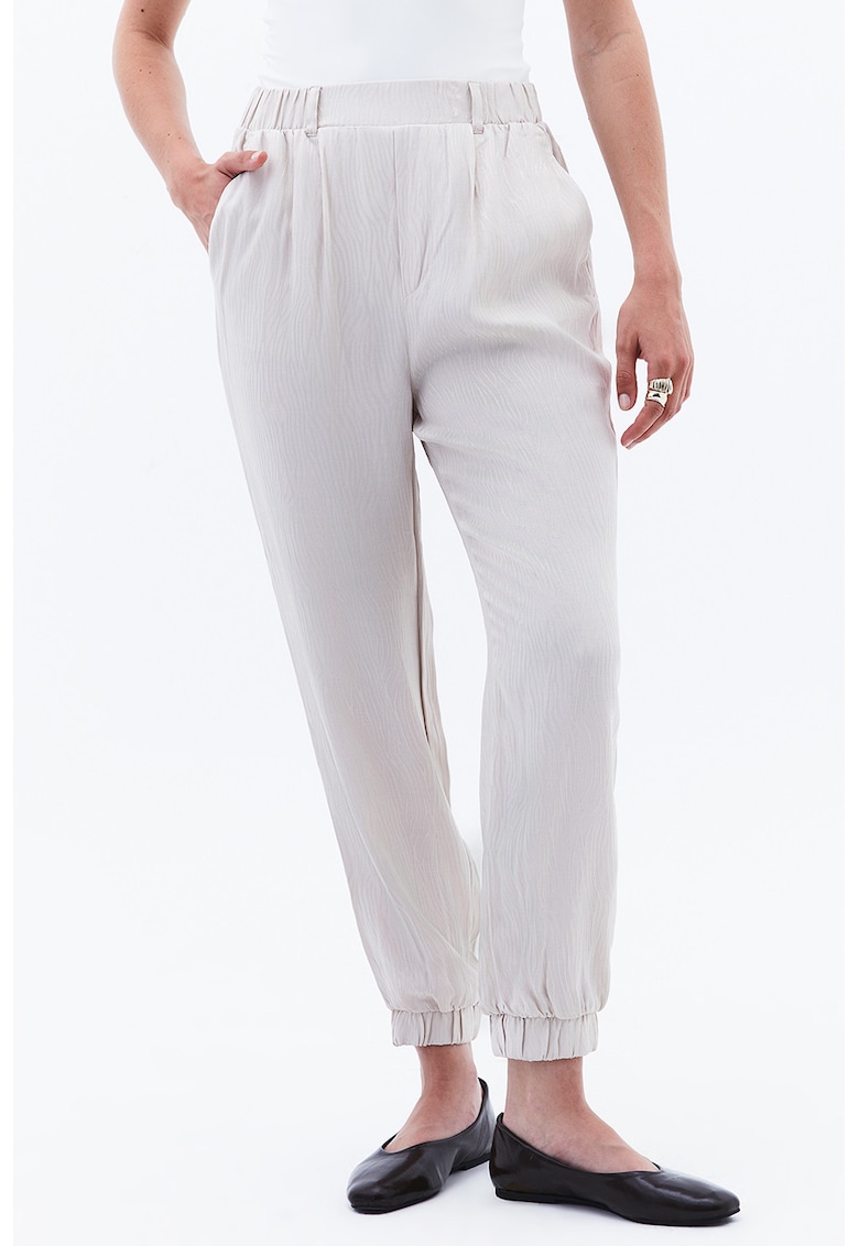 Pantaloni jogger cu model zebra Jak