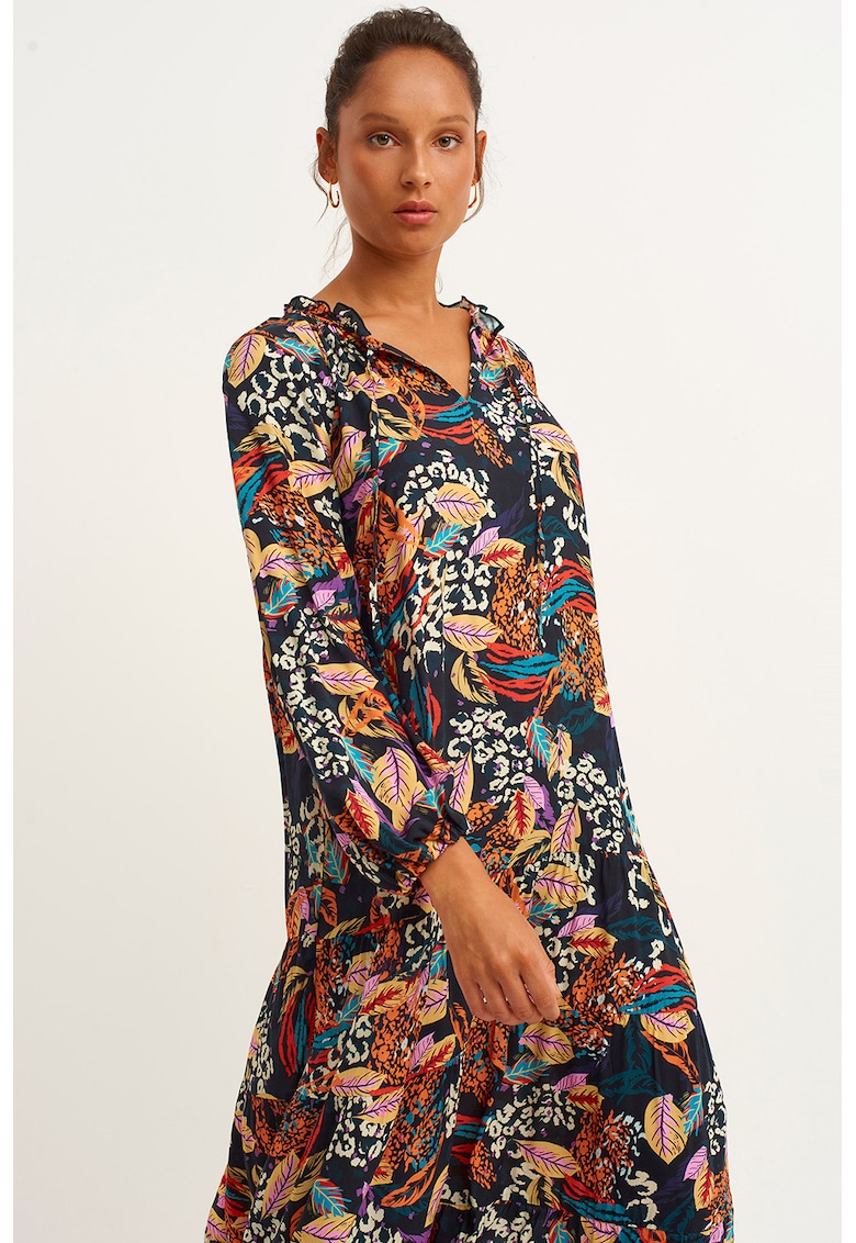 Rochie maxi cu imprimeu floral