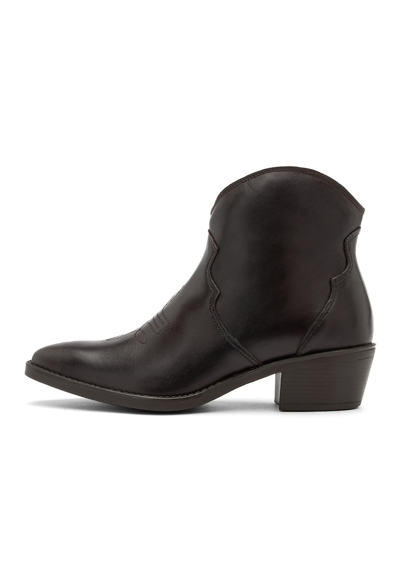 Botine cowboy cu toc cubanez Leyla