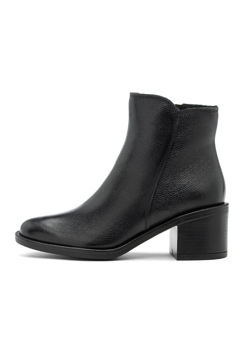 Botine de piele Debra - Negru