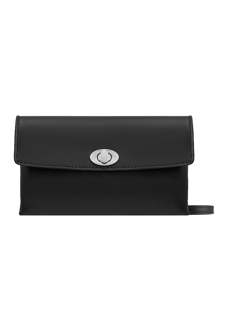 Geanta-plic din piele cu bareta detasabila