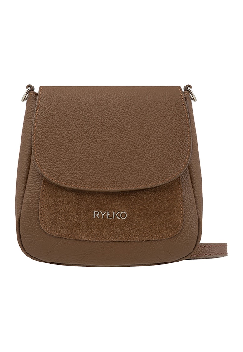 Geanta crossbody din piele cu clapa