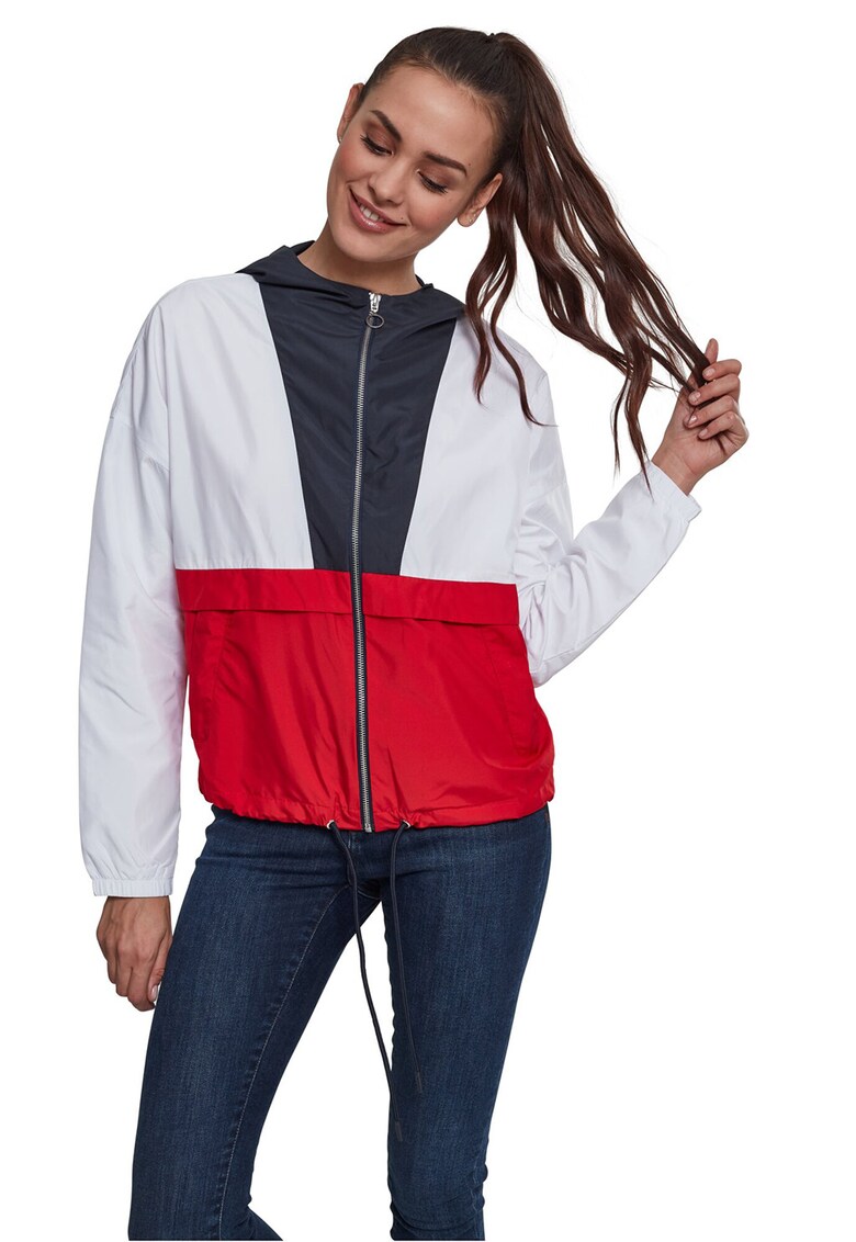 Jacheta usoara cu model colorblock