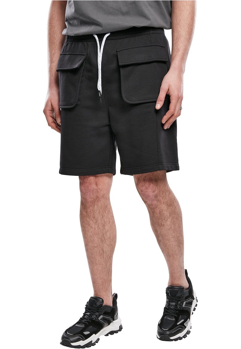 Pantaloni scurti cargo din amestec de bumbac