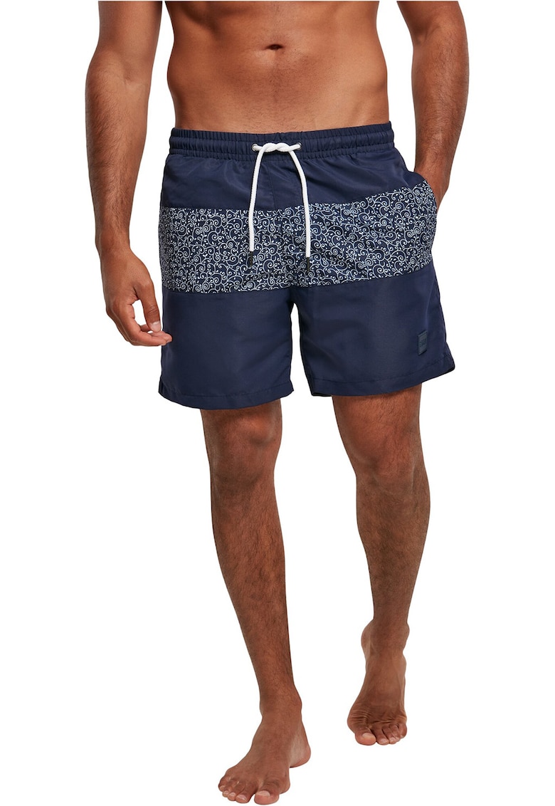 Pantaloni scurti de baie cu garnituri cu model