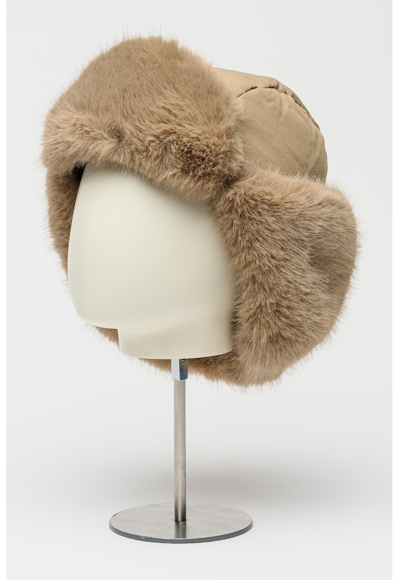 Caciula aviator cu captuseala de blana sintetica Hawker