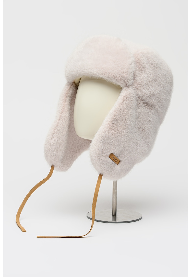 Palarie ushanka de blana sintetica Lucerne