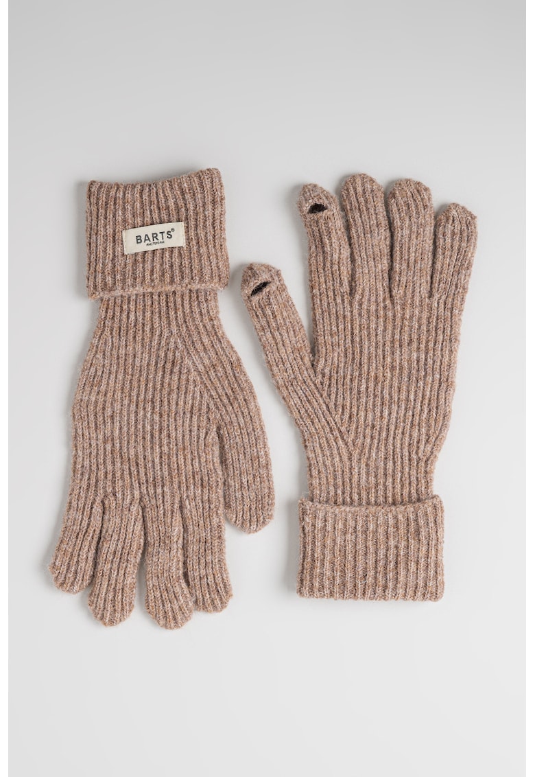 Manusi din amestec de lana cu logo