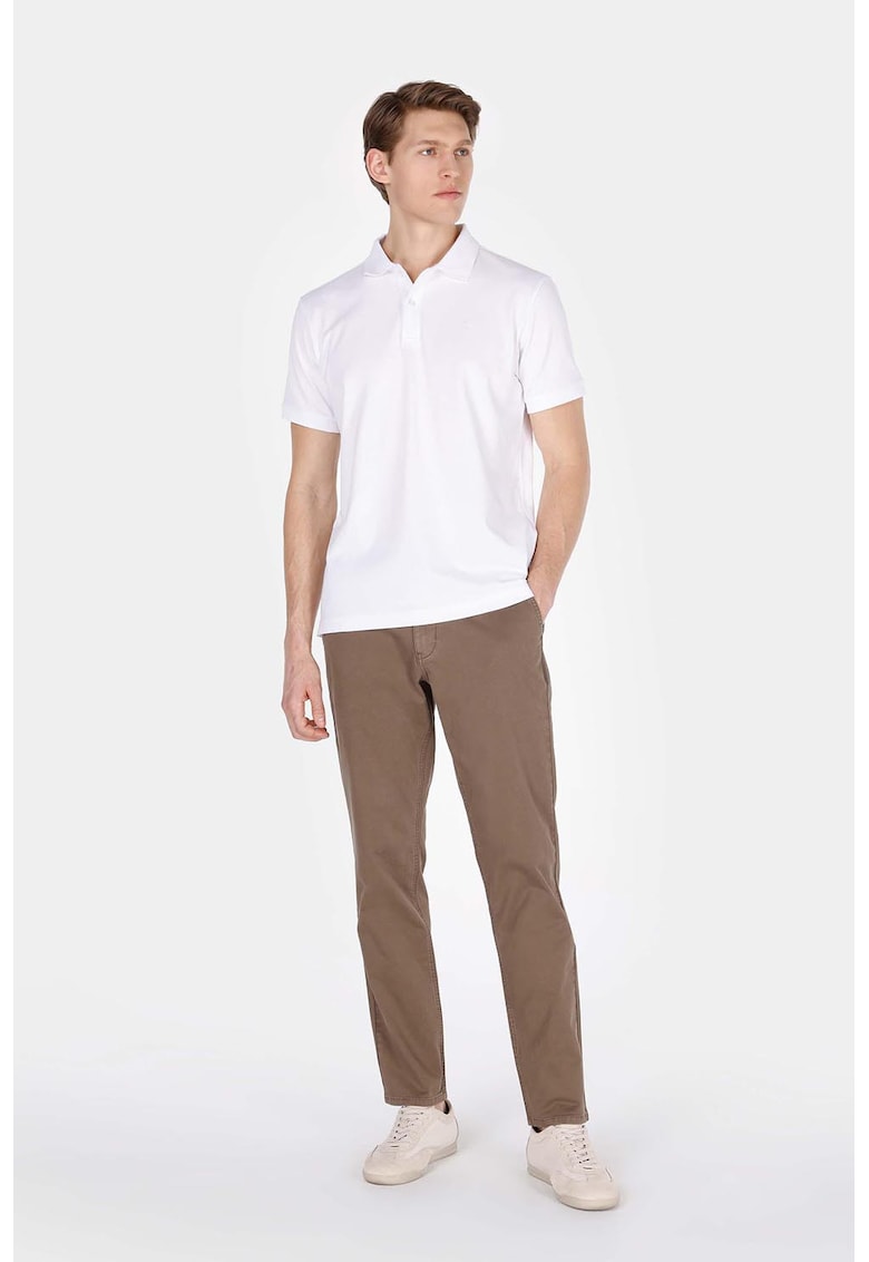 Colins Pantaloni chino regular fit - Maro inchis