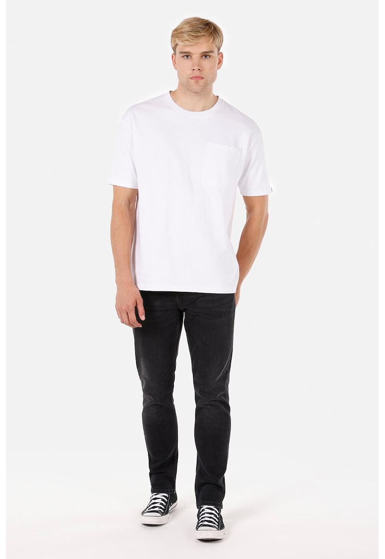 Blugi drepti cu 5 buzunare - Negru