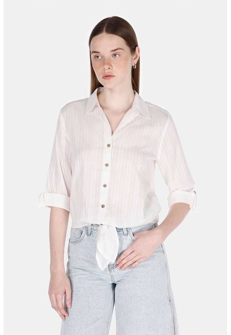 Camasa lejera cu detaliu nod