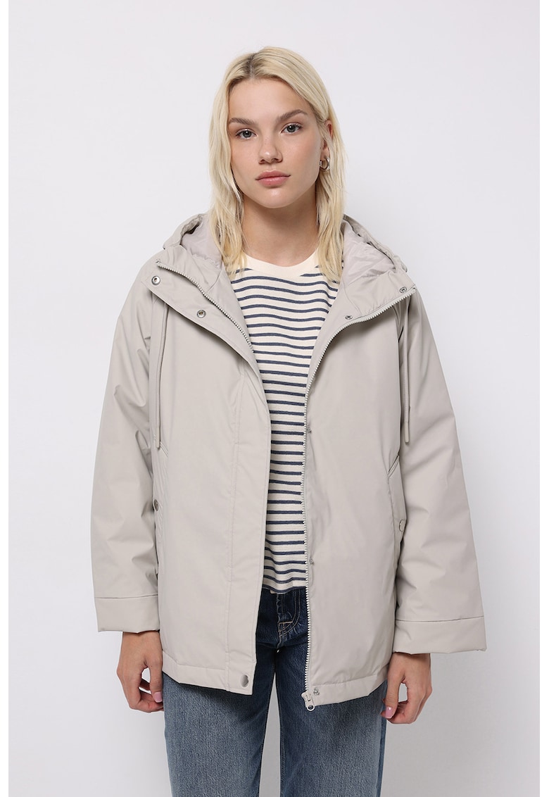 Jacheta cu gluga si buzunare laterale