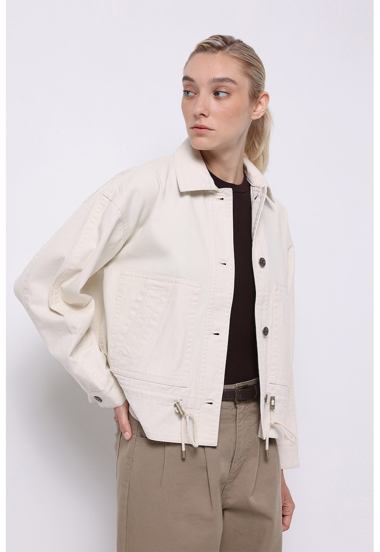 Jacheta lejera cu talie ajustabila