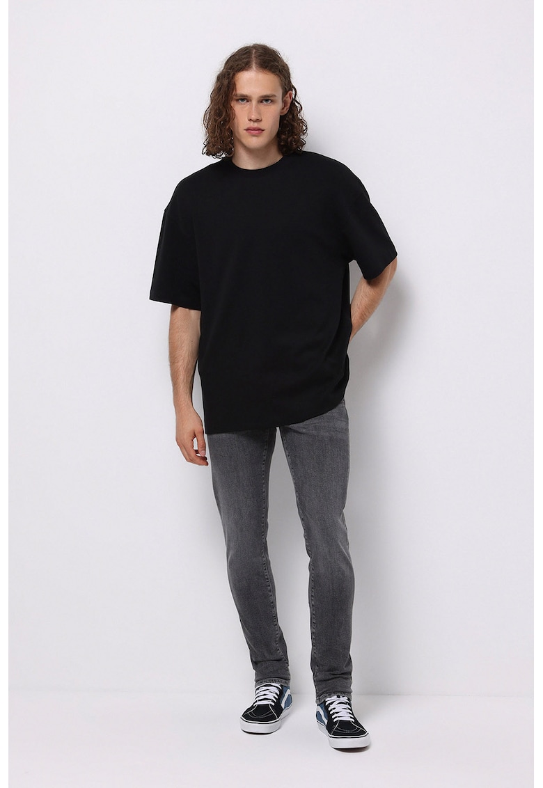 Blugi conici - Negru stins