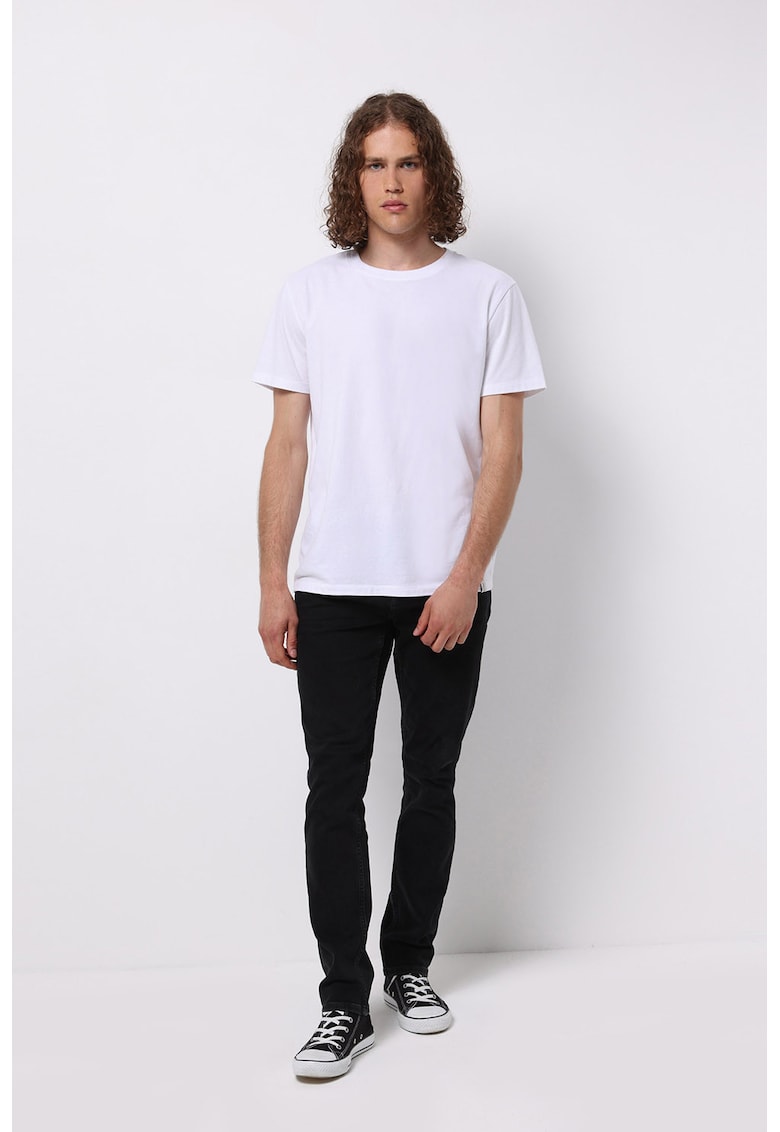 Colins Blugi slim fit cu talie medie - Negru
