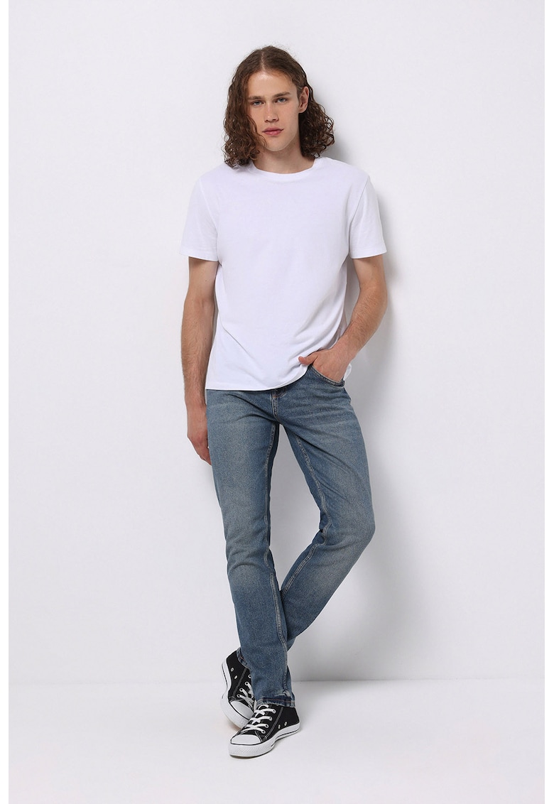 Blugi slim fit - Albastru inchis