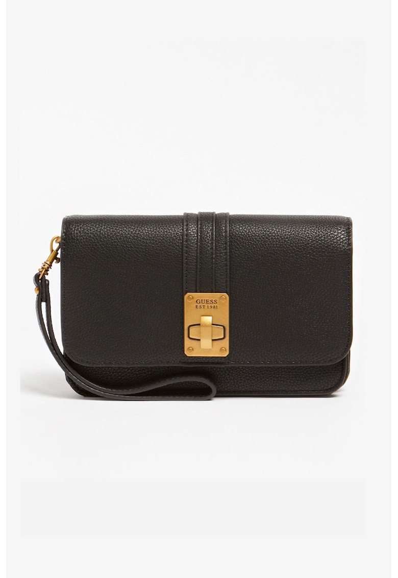 Portofel Dama - Tip Geanta - Negru si elemente aurii - 20x12x6 cm 2100 - Negru